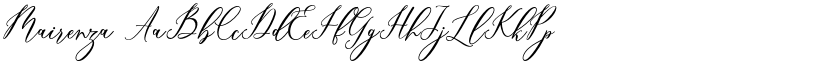 Mairenza font download