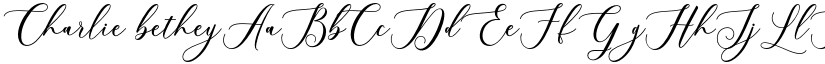 Charlie bethey font