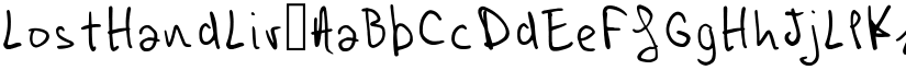 LostHandLir font download