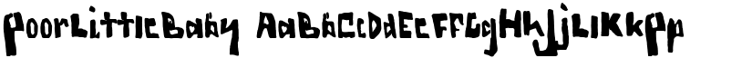 PoorLittleBaby font
