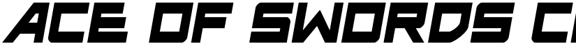 Ace of Swords Condensed Sem-It font