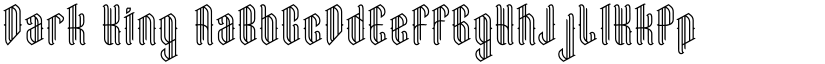 Dark King font