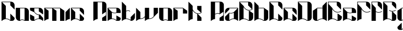 Cosmic Network font download