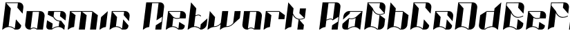 Cosmic Network font