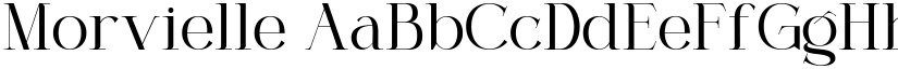 Morvielle font