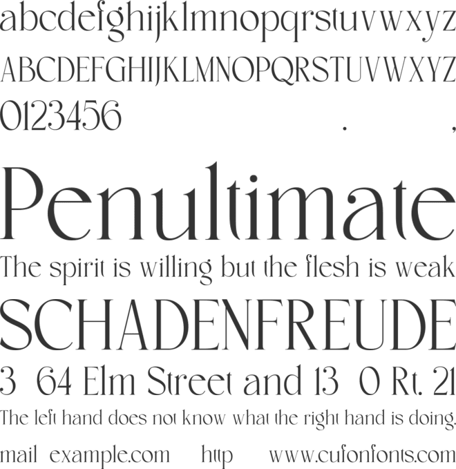 Grace Loomine font preview