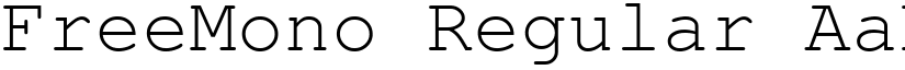 FreeMono Regular font