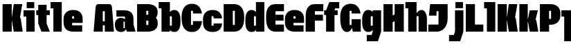 Kitle font