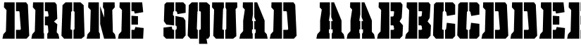 Drone Squad font