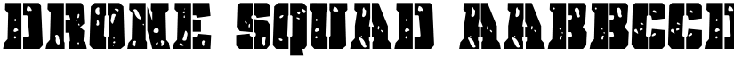 Drone Squad font