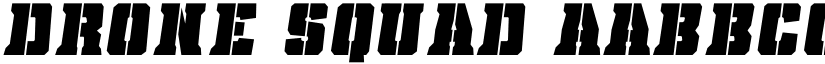 Drone Squad font