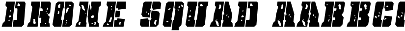 Drone Squad font