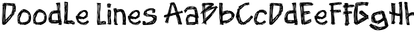 Doodle Lines font download