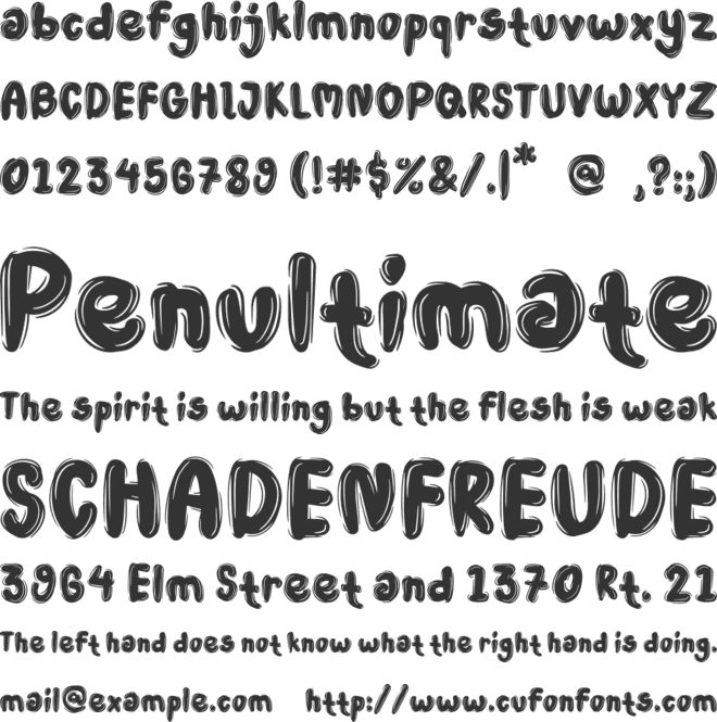 Dashbeat font preview