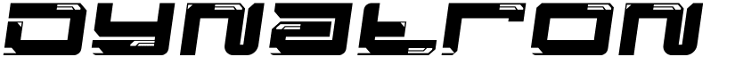 Dynatron font
