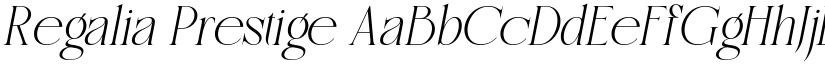 Regalia Prestige font