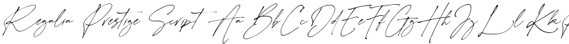 Regalia Prestige Script font