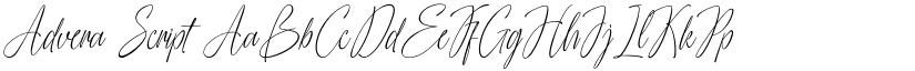 Advera Script font