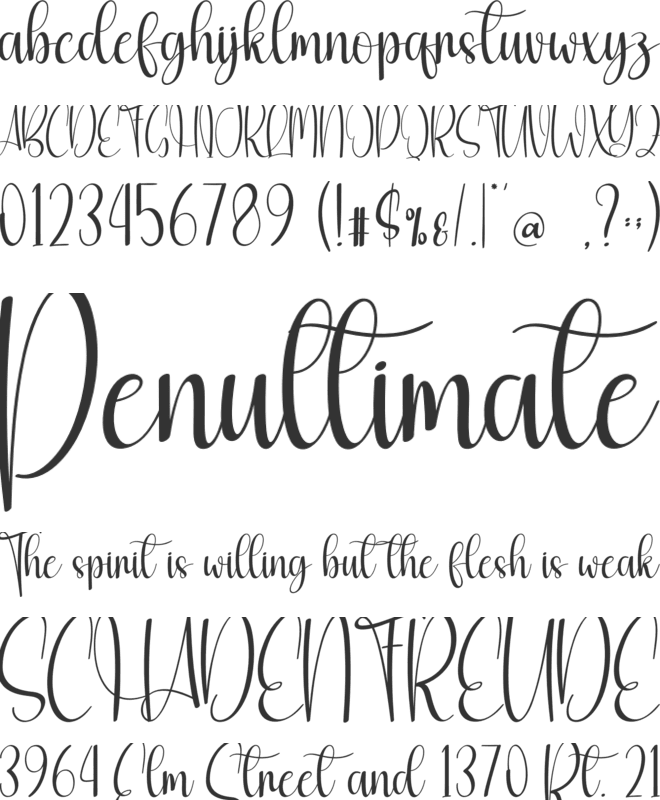 Cloudy Baby font preview