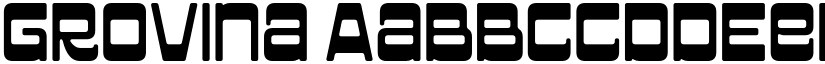 Grovina font