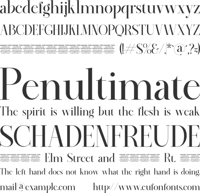 Coraline font preview