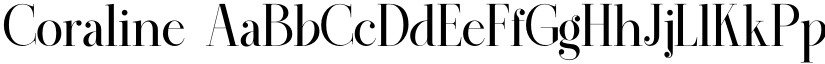 Coraline font