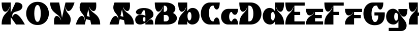 KOVA font