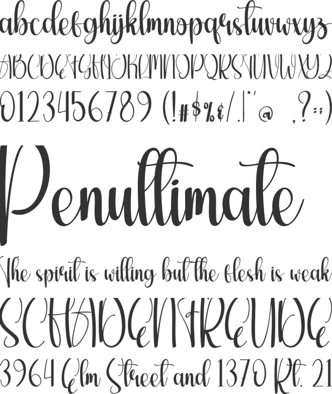 Farmwork font preview