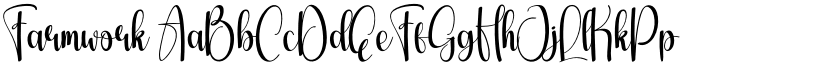 Farmwork font download
