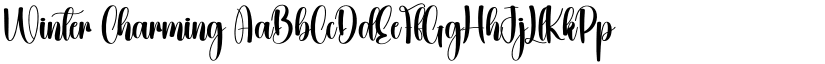 Winter Charming font