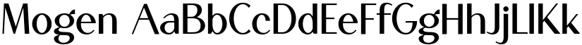 Mogen font