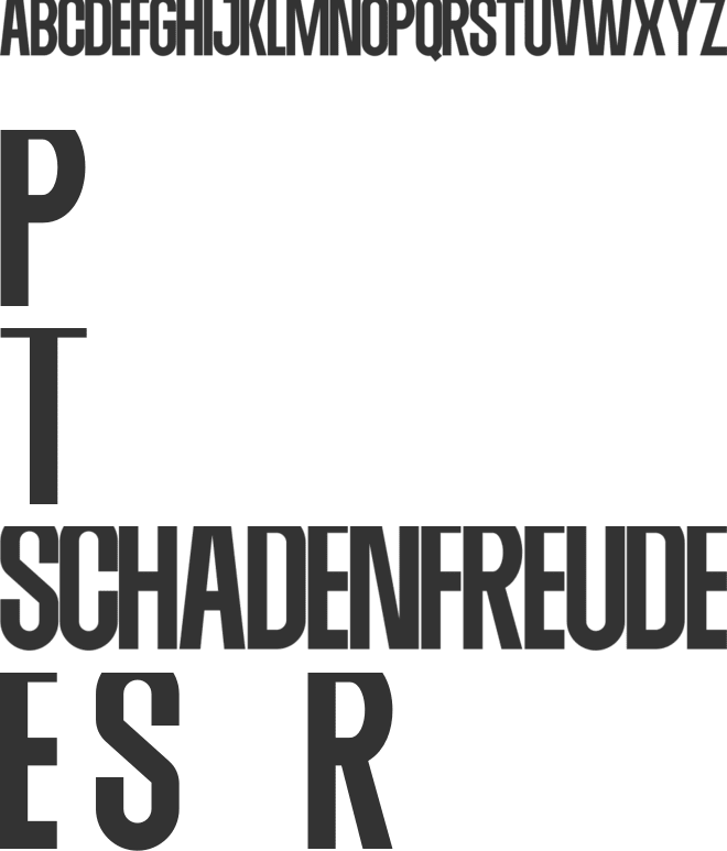 VOLTAGE font preview