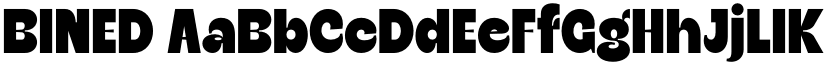 BINED font download