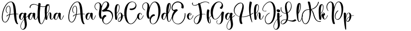 Agatha font download