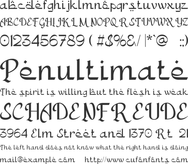 Rabiyah font preview