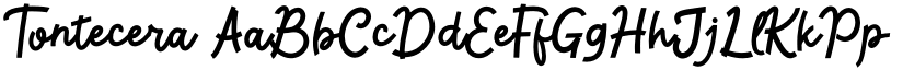 Tontecera font