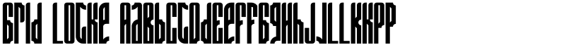 Grid Locke font download