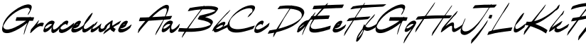 Graceluxe font