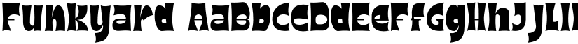 Funkyard font
