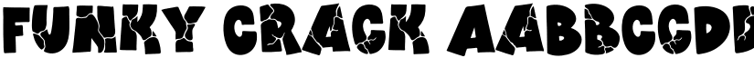 Funky Crack font
