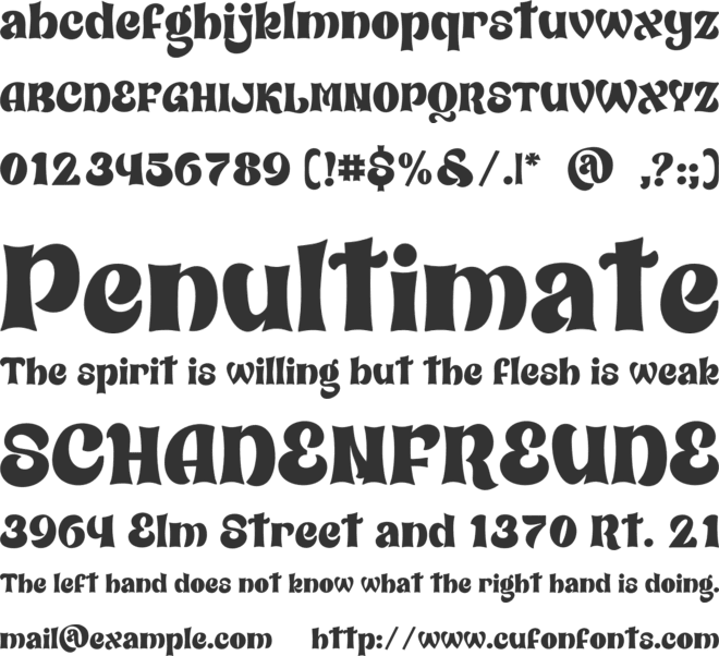 Hyporia font preview
