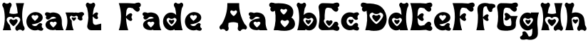 Heart Fade font