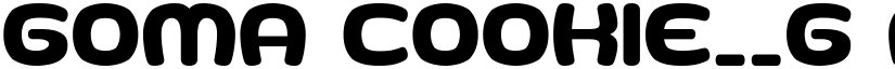Goma Cookie__G font