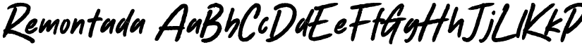 Remontada font