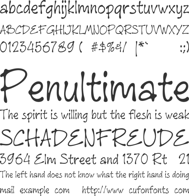 Retrobel font preview