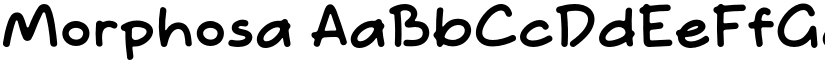 Morphosa font