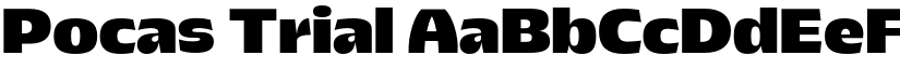 Pocas Trial font