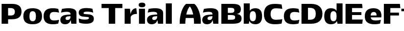 Pocas Trial font