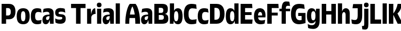 Pocas Trial font