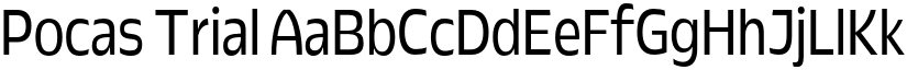 Pocas Trial font